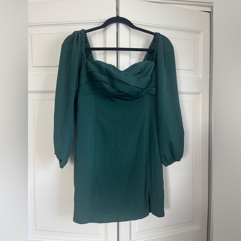 NWT Abercrombie emerald dress